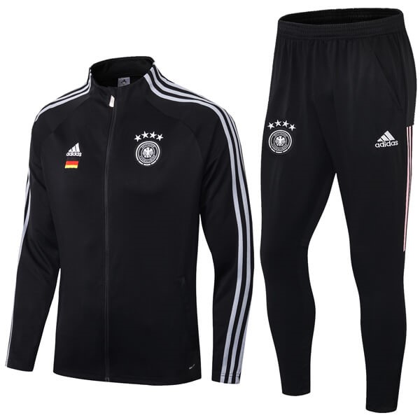 Survetement Football Allemagne 2020 Noir Blanc